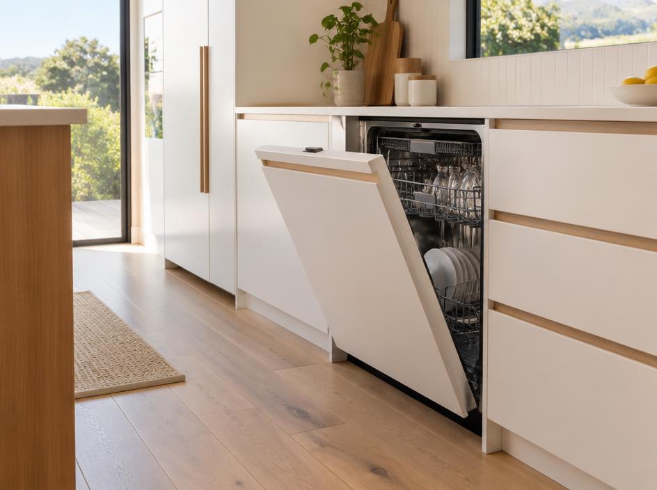Dishwashers in a bright Auckland home