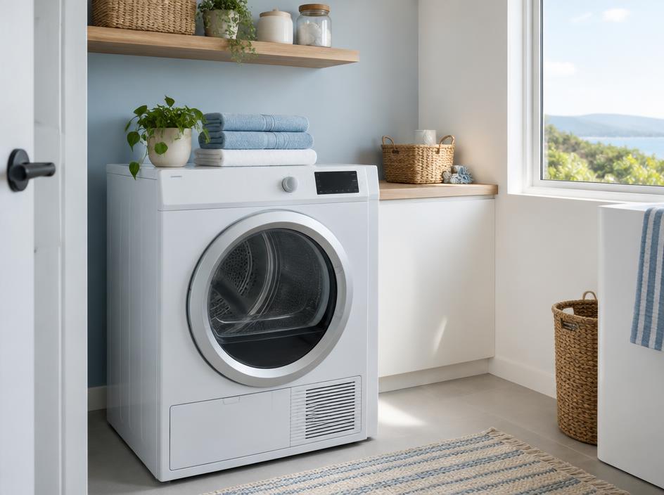 Dryers in a bright Auckland home