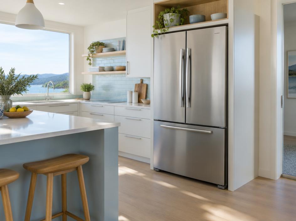 Fridges & freezers in a bright Auckland home